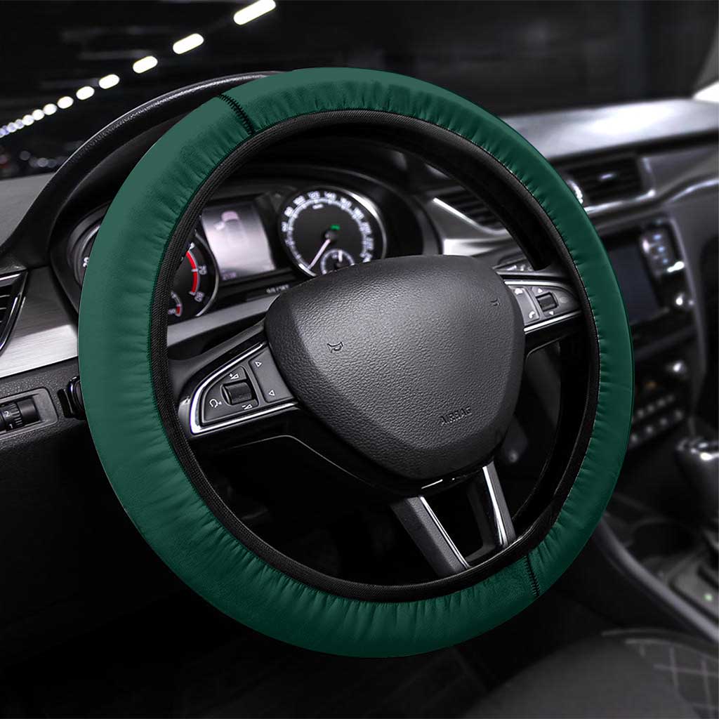 Katsuki Bakugo Steering Wheel Cover Explosive Anime Action Illustration with Fiery Combat Effects