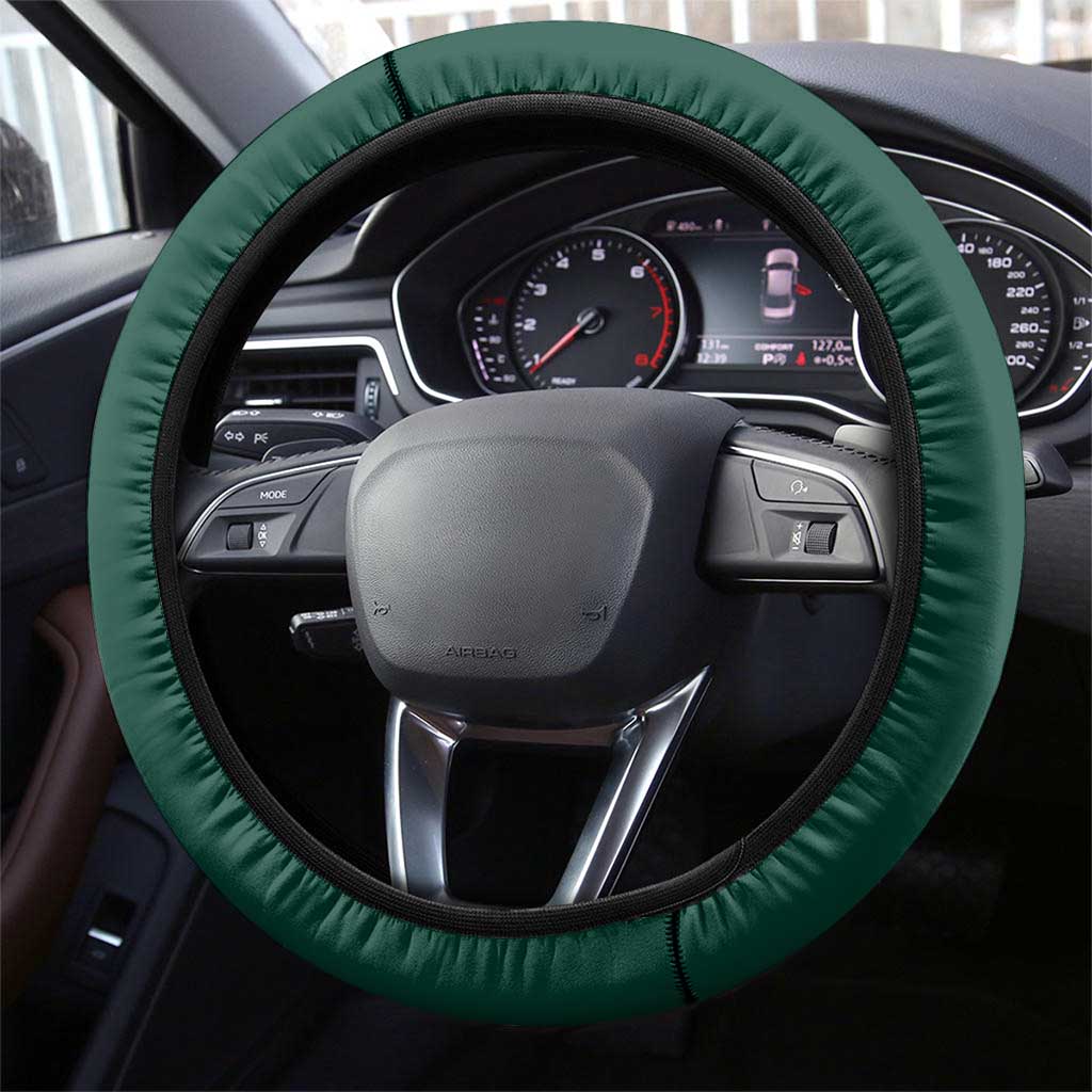 Katsuki Bakugo Steering Wheel Cover Explosive Anime Action Illustration with Fiery Combat Effects