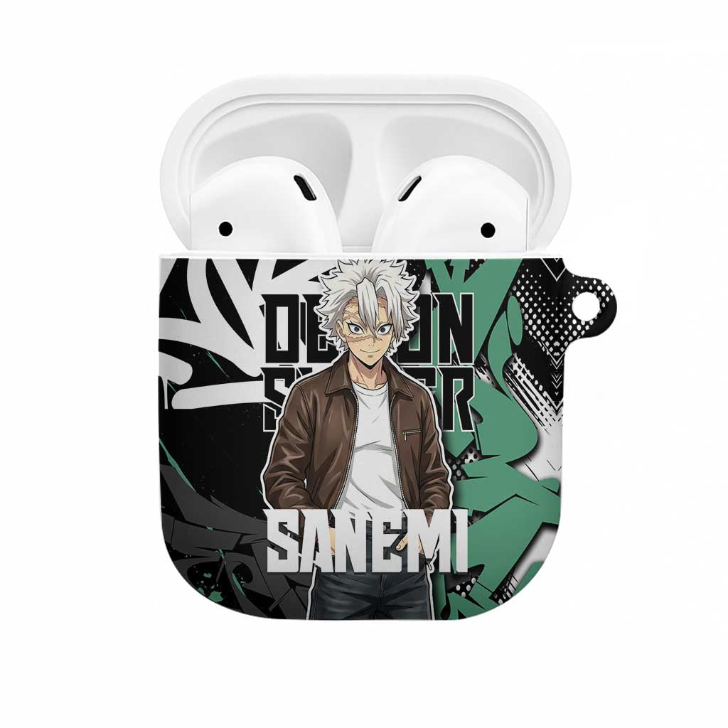 Sanemi Demon Slayer AirPods Case Graffiti Street Anime Design