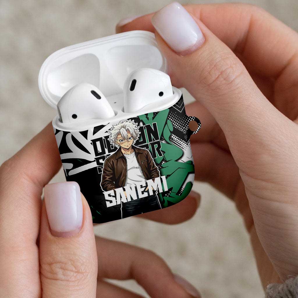 Sanemi Demon Slayer AirPods Case Graffiti Street Anime Design
