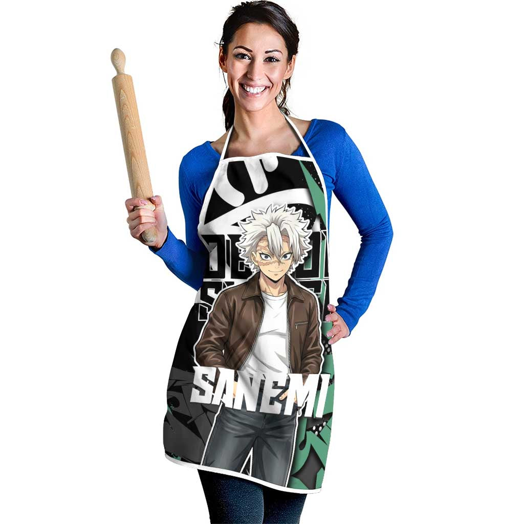 Sanemi Demon Slayer Apron Graffiti Street Anime Design