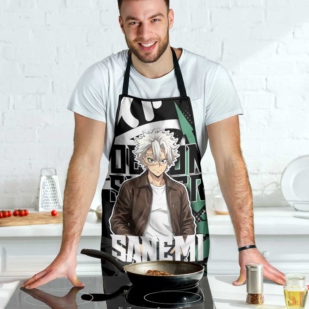 Sanemi Demon Slayer Apron Graffiti Street Anime Design