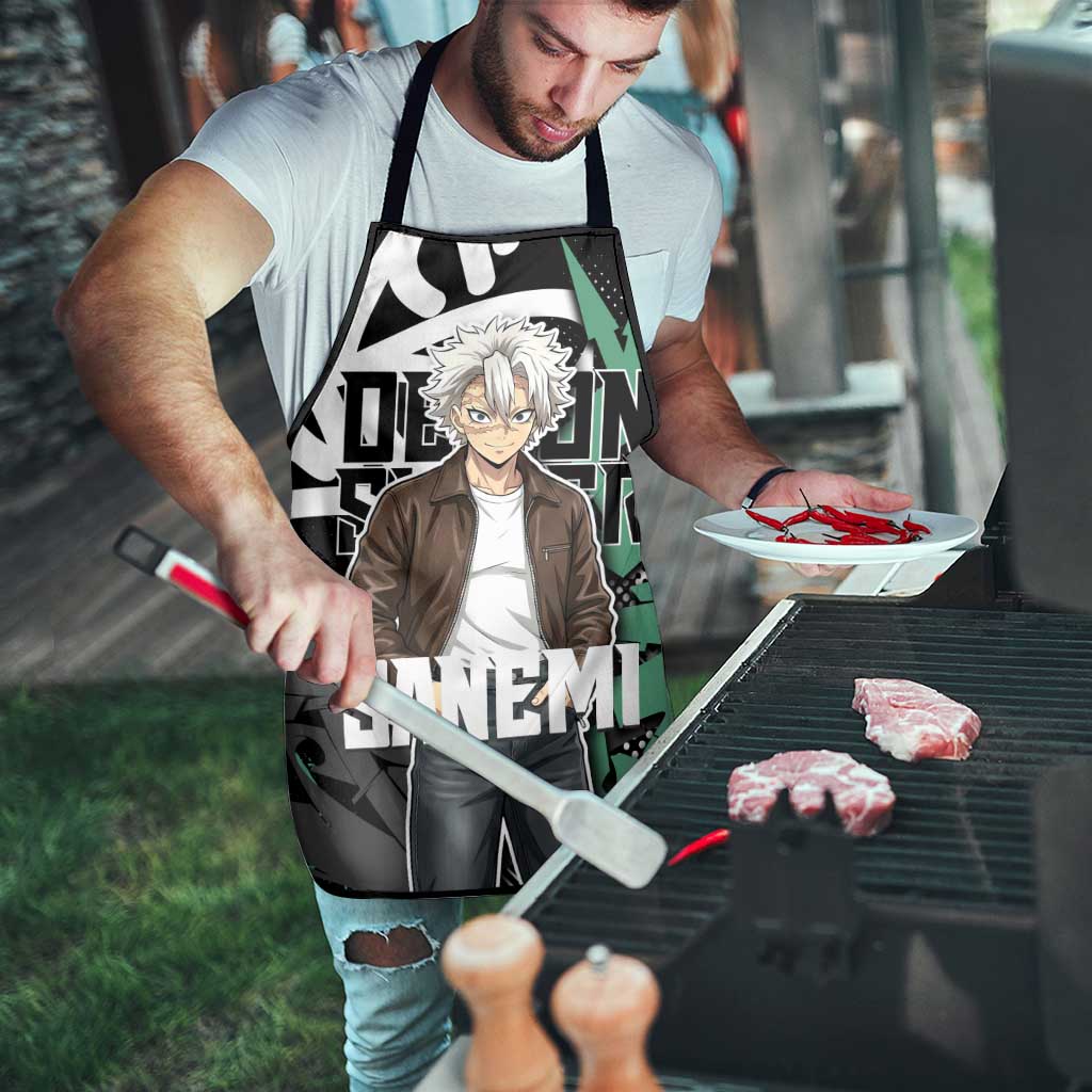 Sanemi Demon Slayer Apron Graffiti Street Anime Design