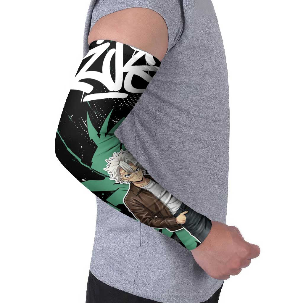 Sanemi Demon Slayer Arm Sleeves Graffiti Street Anime Design