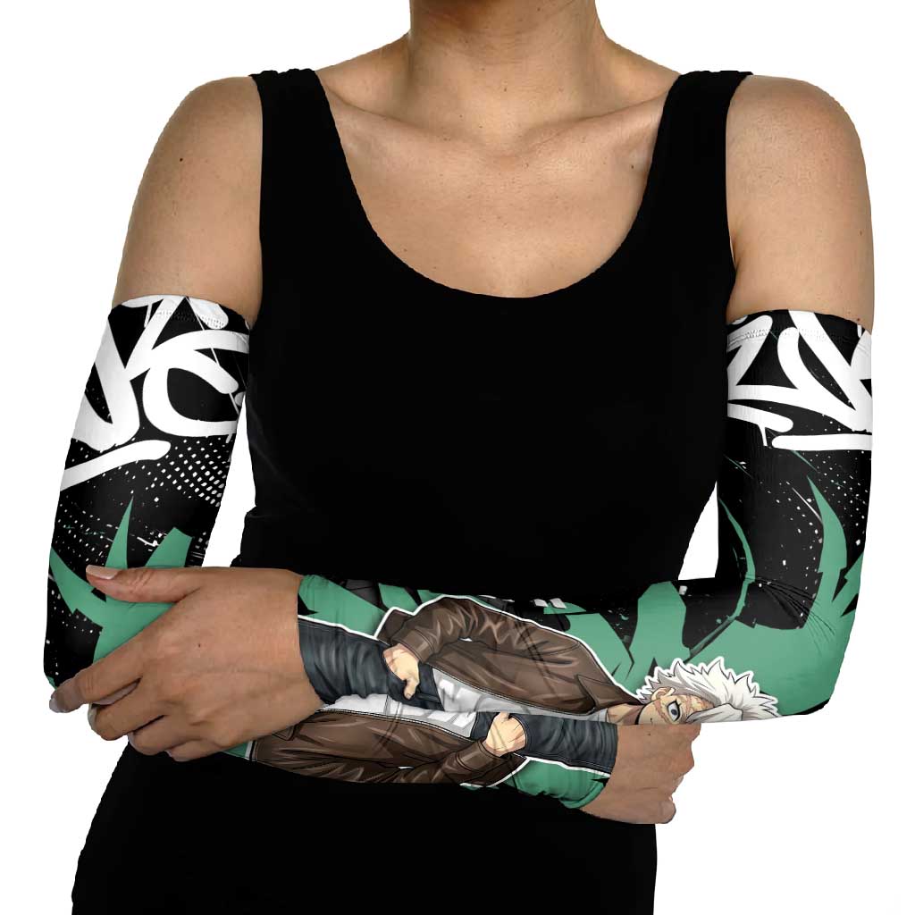 Sanemi Demon Slayer Arm Sleeves Graffiti Street Anime Design