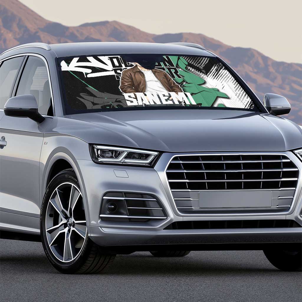Sanemi Demon Slayer Auto Sun Shade Graffiti Street Anime Design