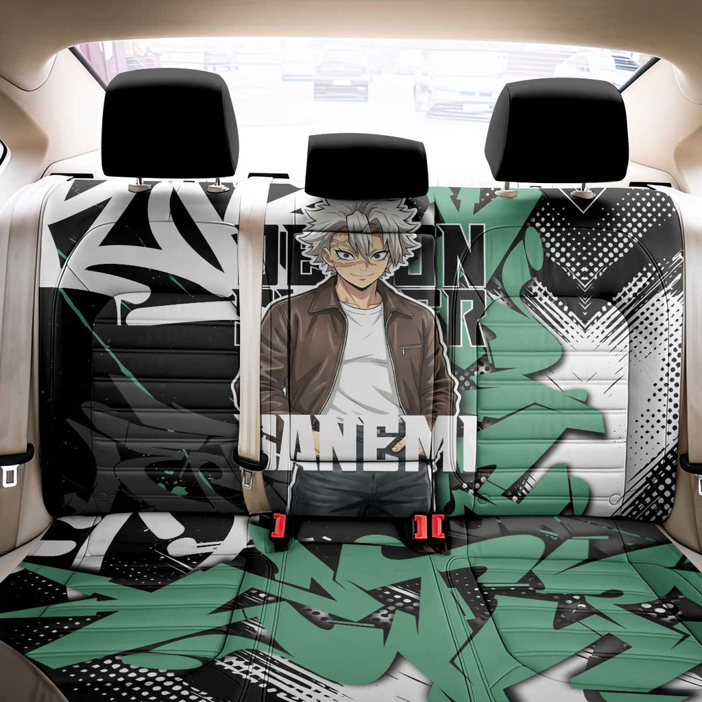 Sanemi Demon Slayer Back Car Seat Cover Graffiti Street Anime Design