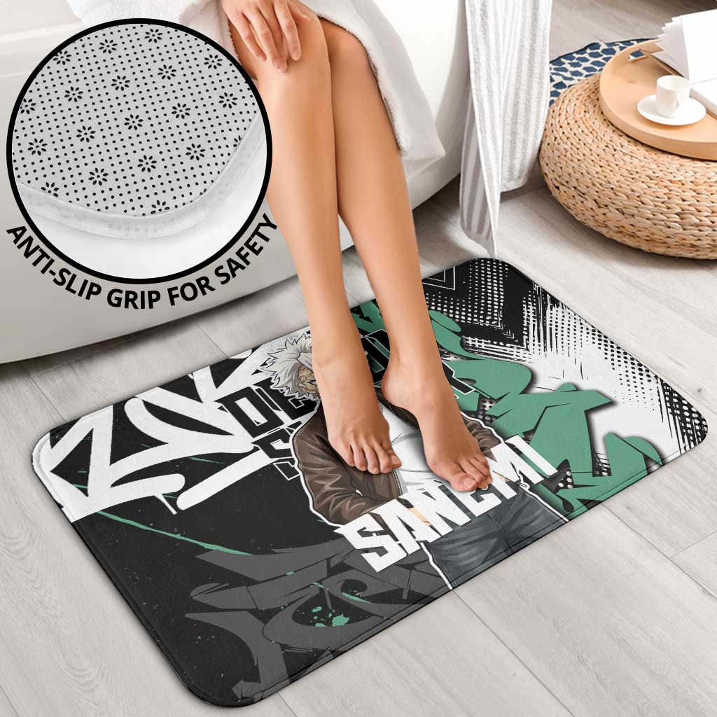 Sanemi Demon Slayer Bathroom Set Graffiti Street Anime Design
