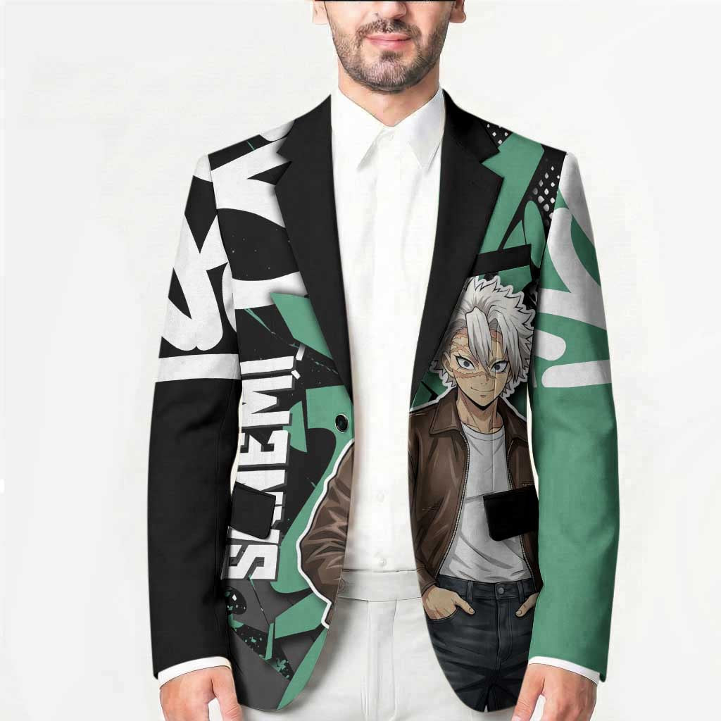 Sanemi Demon Slayer Blazer Graffiti Street Anime Design