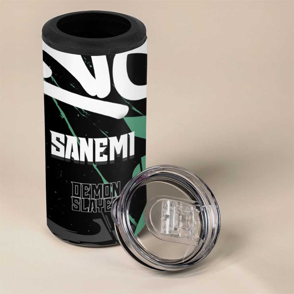 Sanemi Demon Slayer 4 in 1 Can Cooler Tumbler Graffiti Street Anime Design