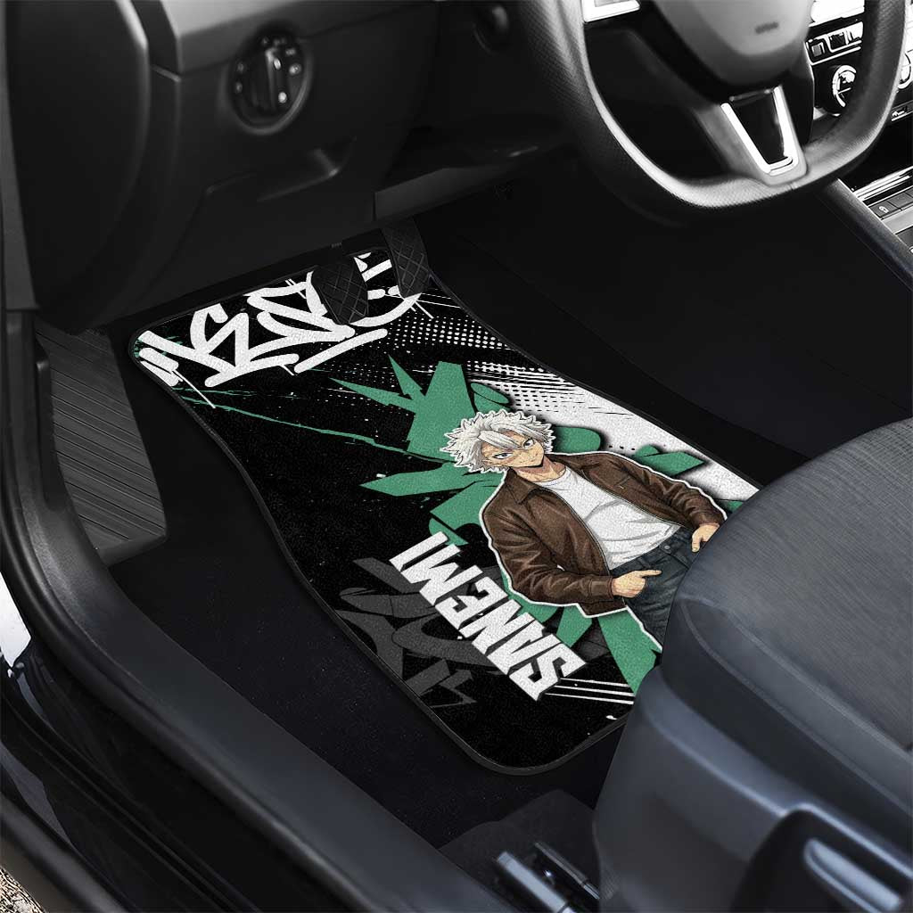Sanemi Demon Slayer Car Mats Graffiti Street Anime Design