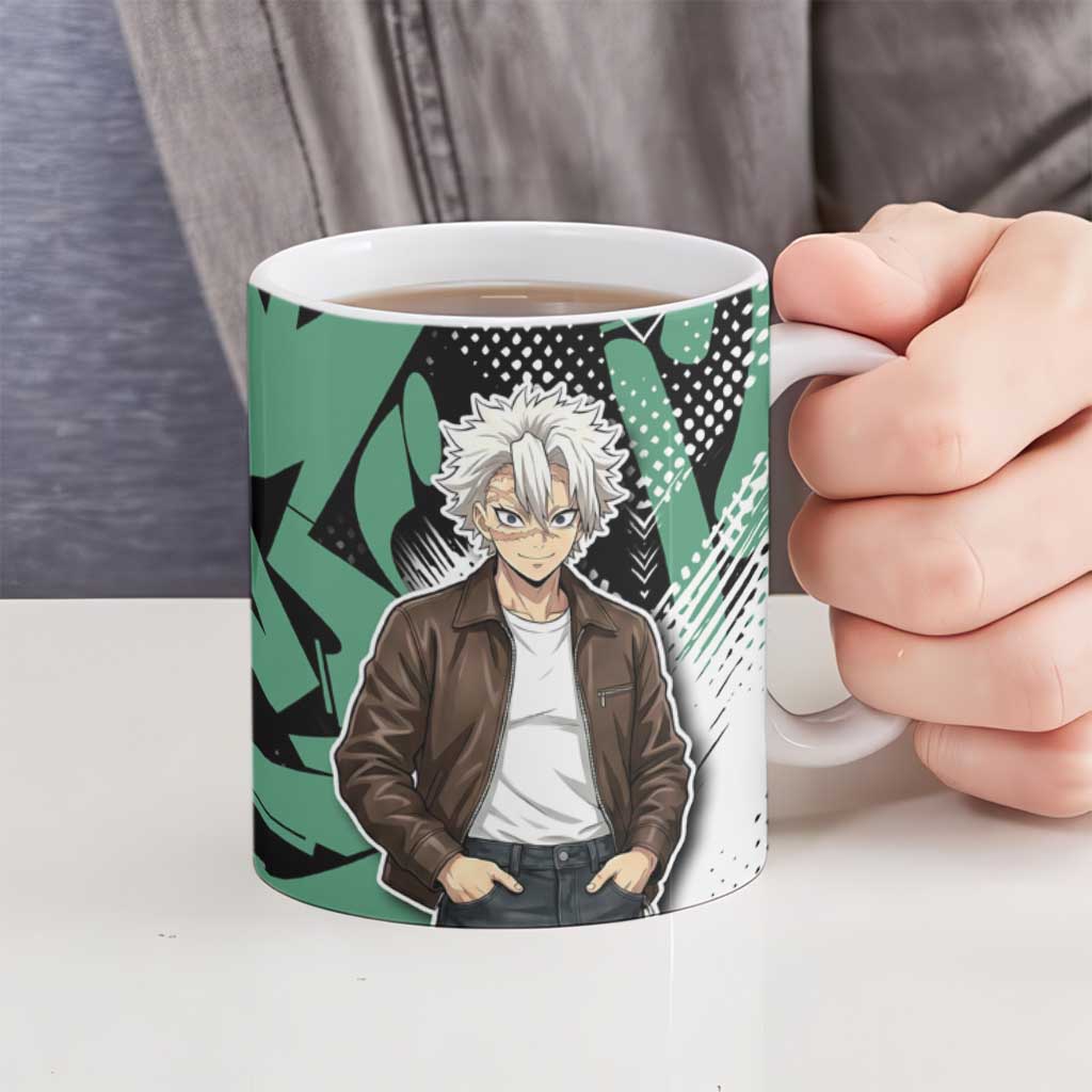 Sanemi Demon Slayer Ceramic Mug Graffiti Street Anime Design