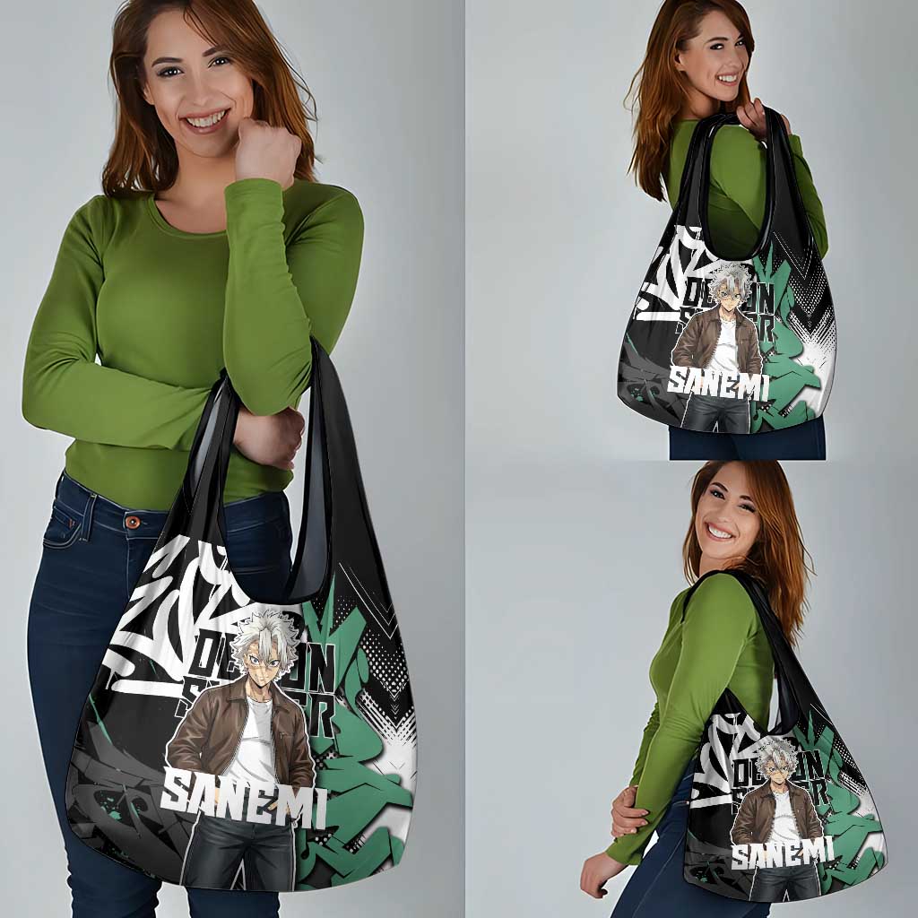 Sanemi Demon Slayer Grocery Bag Graffiti Street Anime Design