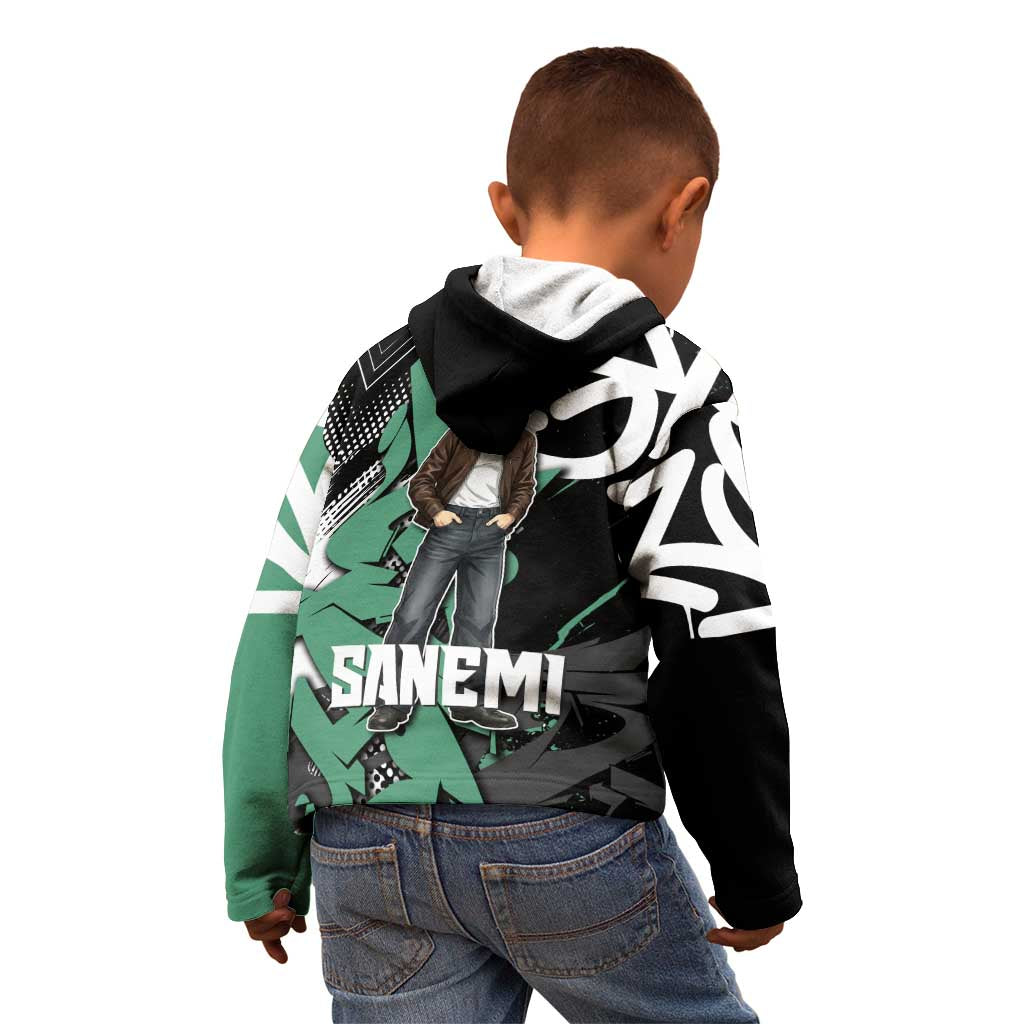 Sanemi Demon Slayer Kid Hoodie Graffiti Street Anime Design