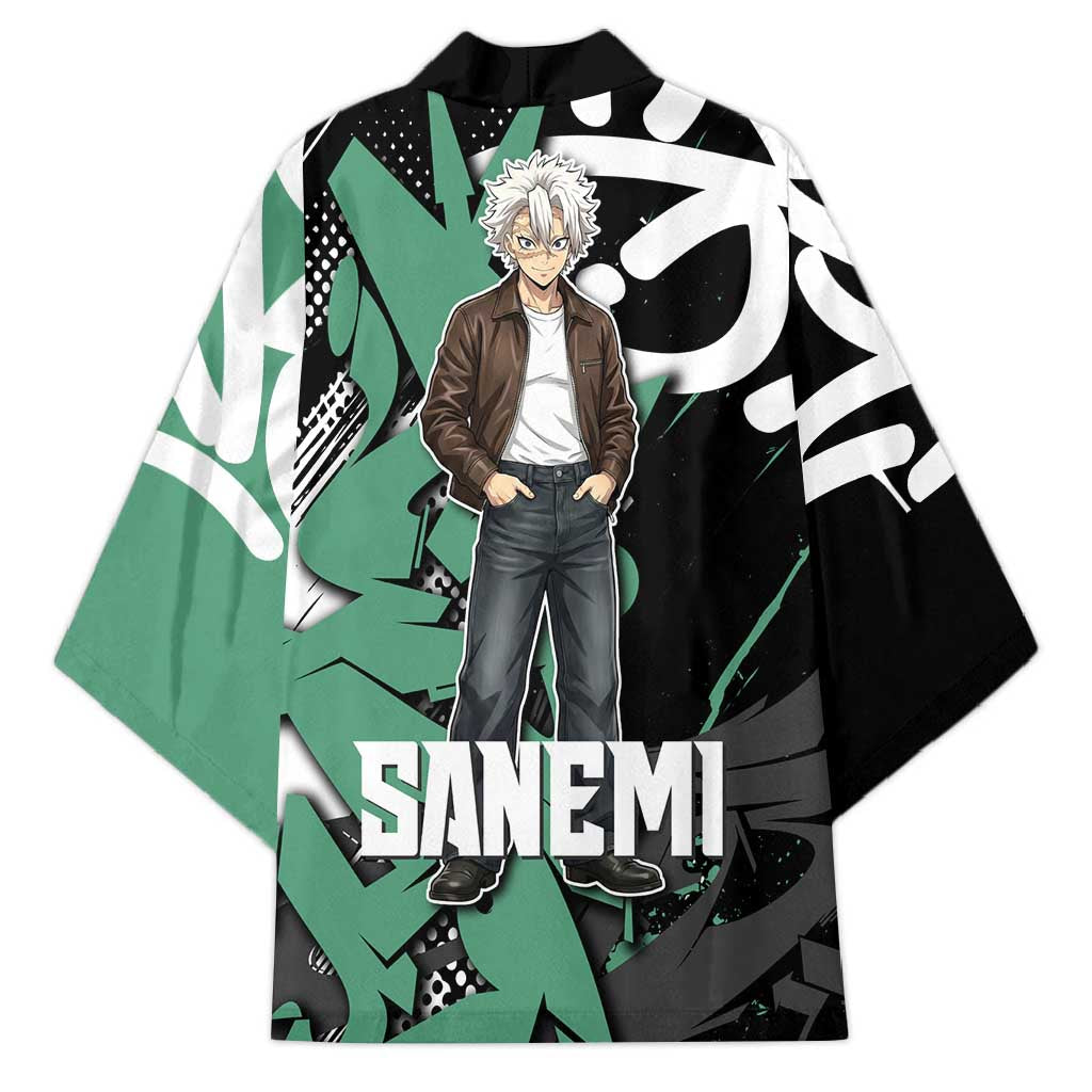 Sanemi Demon Slayer Kimono Graffiti Street Anime Design