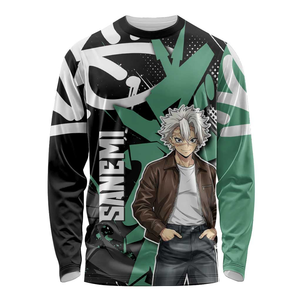 Sanemi Demon Slayer Long Sleeve Shirt Graffiti Street Anime Design