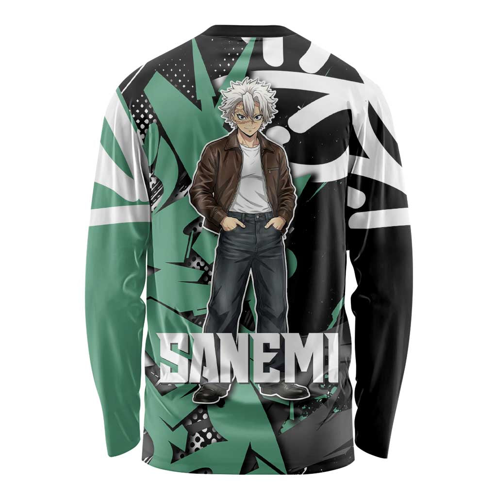 Sanemi Demon Slayer Long Sleeve Shirt Graffiti Street Anime Design