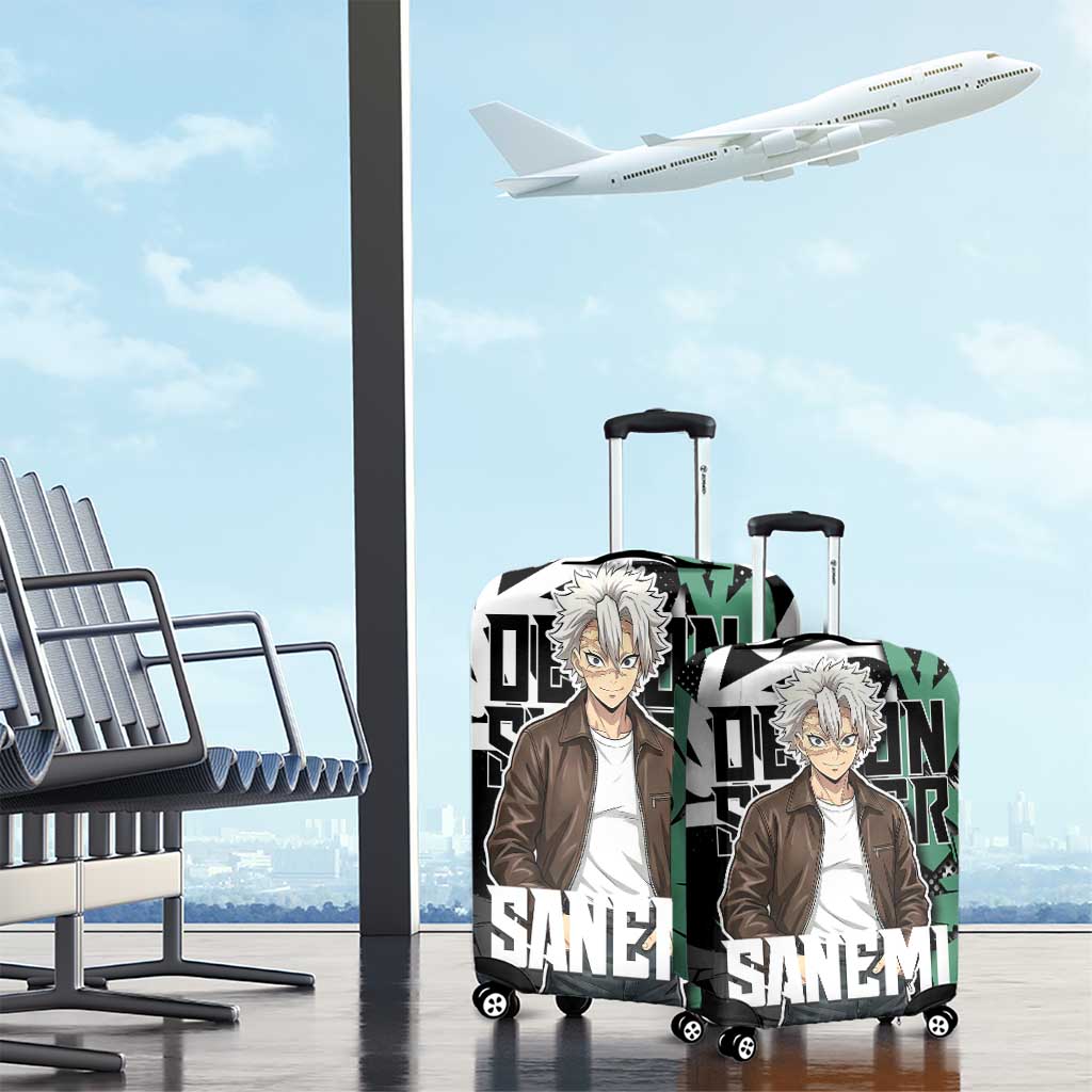 Sanemi Demon Slayer Luggage Cover Graffiti Street Anime Design