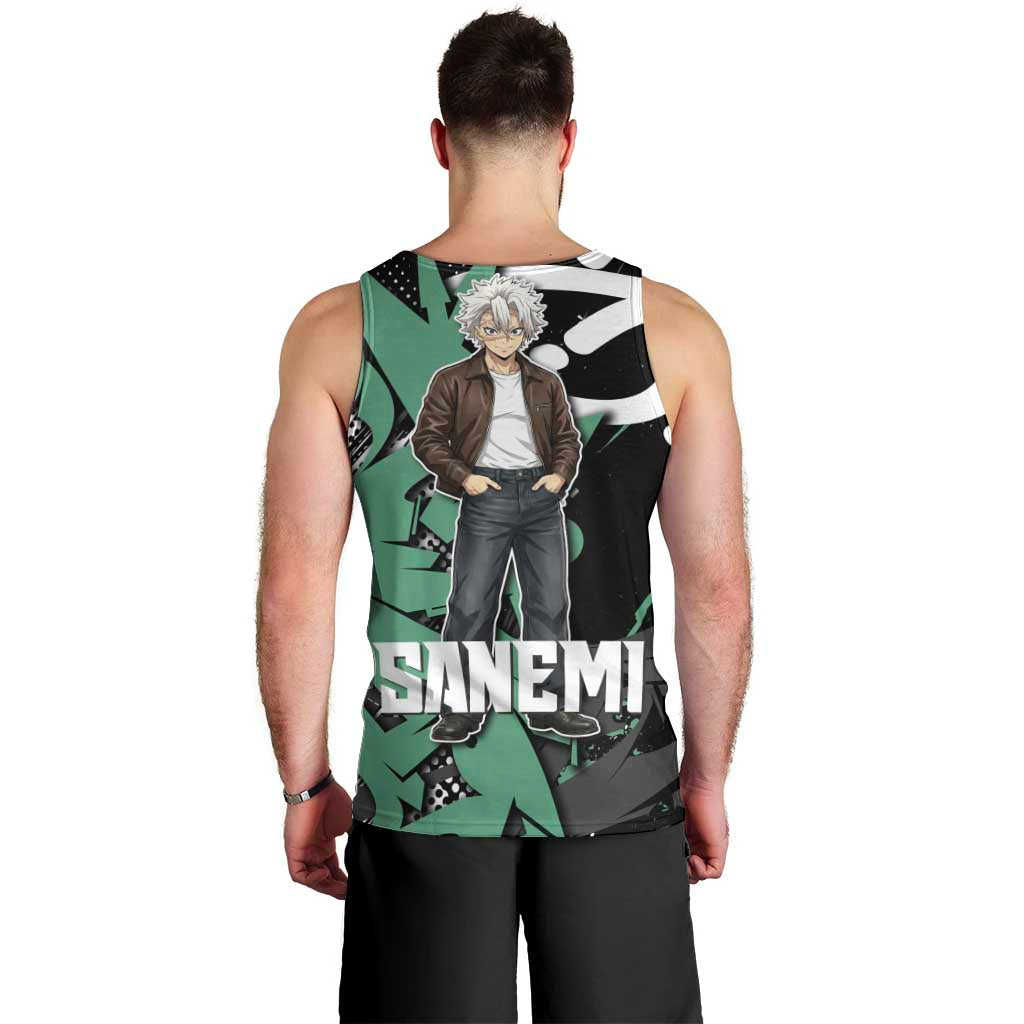 Sanemi Demon Slayer Men Tank Top Graffiti Street Anime Design