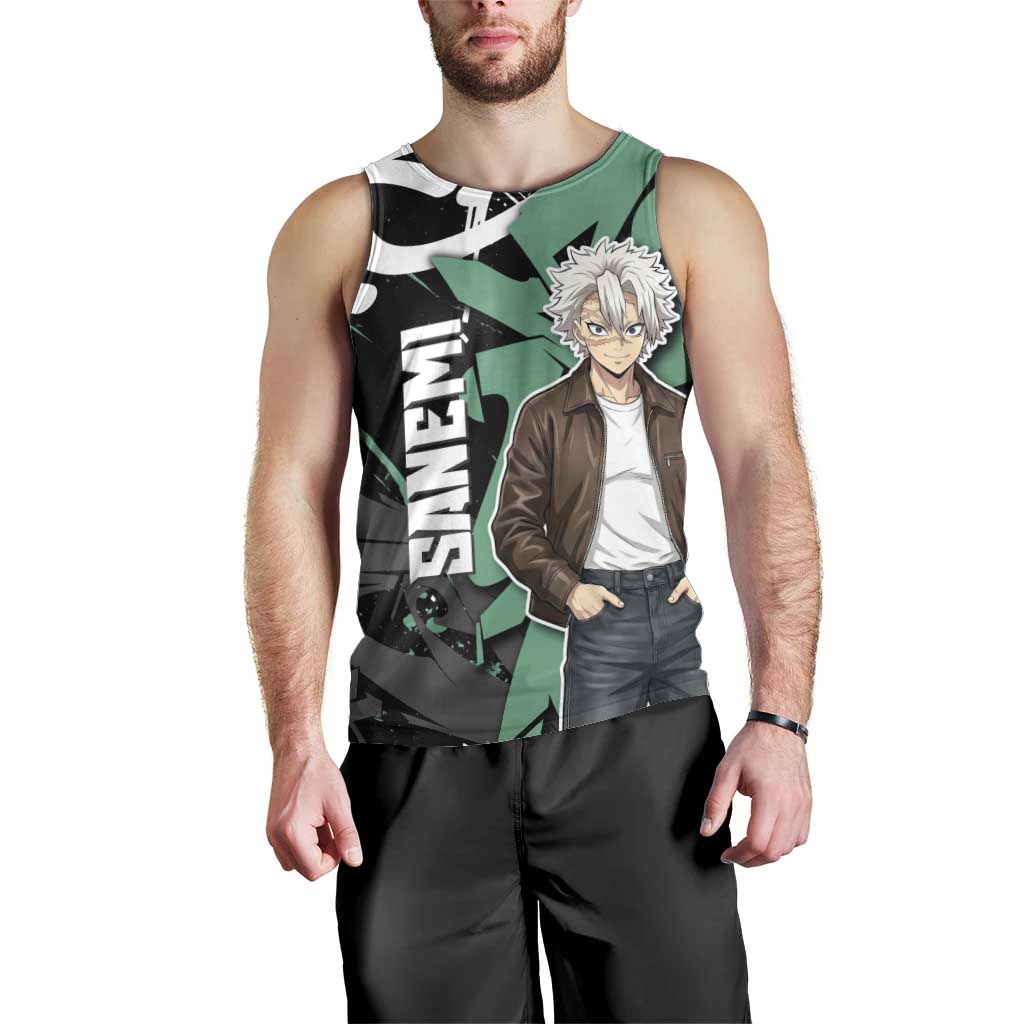 Sanemi Demon Slayer Men Tank Top Graffiti Street Anime Design