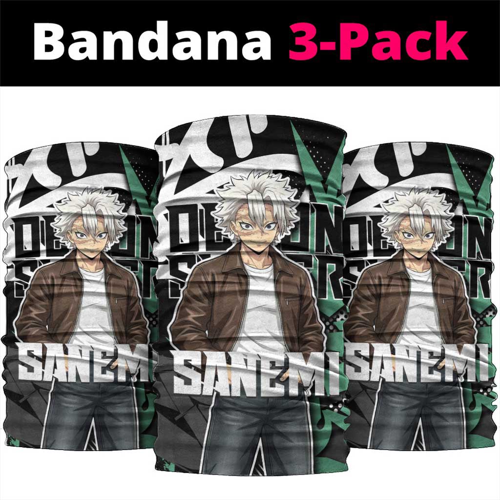 Sanemi Demon Slayer Neck Gaiter Graffiti Street Anime Design