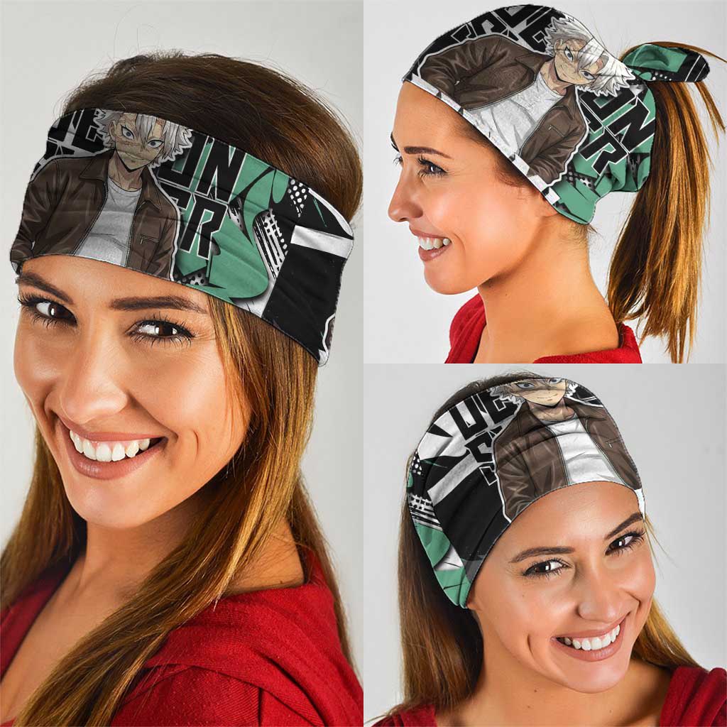 Sanemi Demon Slayer Neck Gaiter Graffiti Street Anime Design