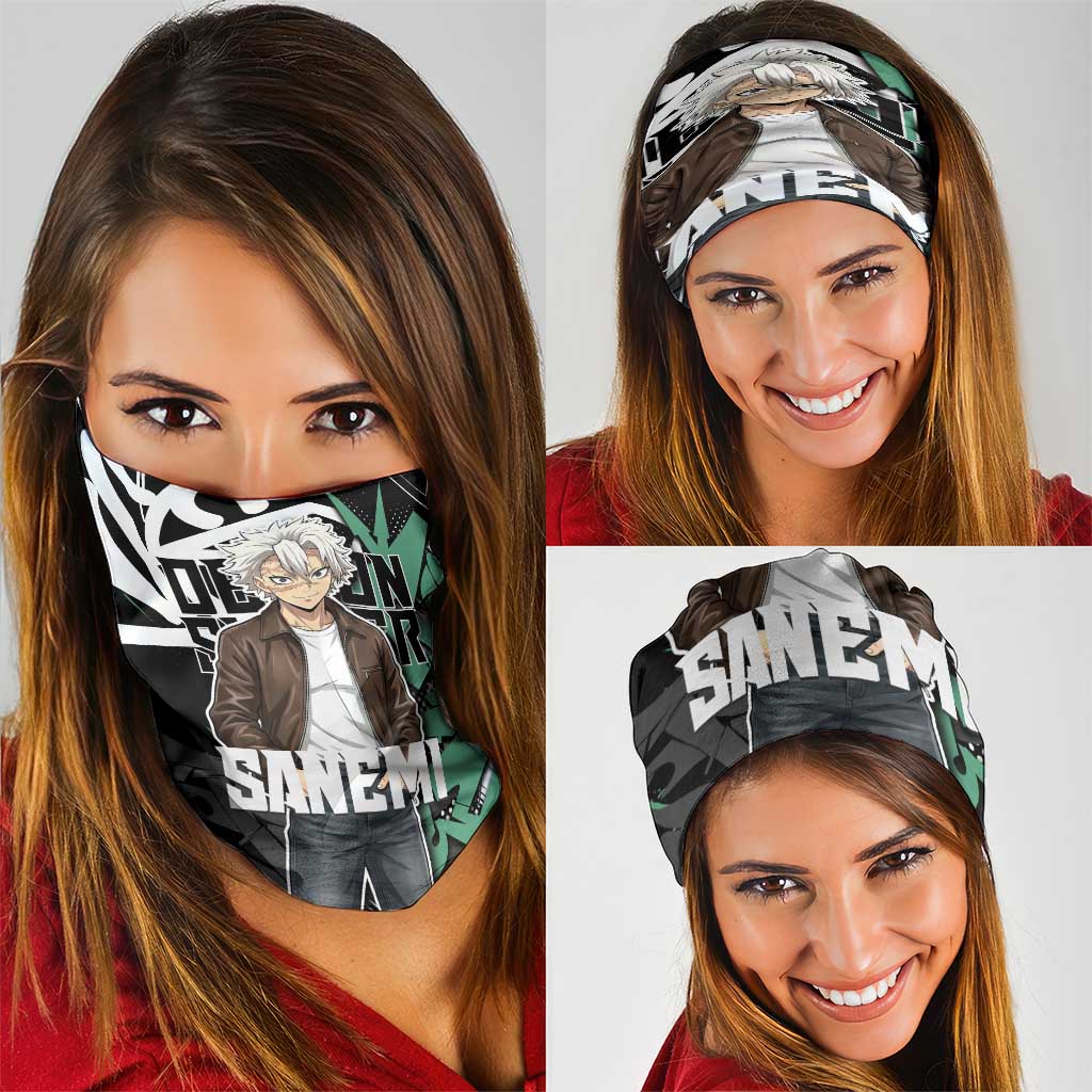 Sanemi Demon Slayer Neck Gaiter Graffiti Street Anime Design