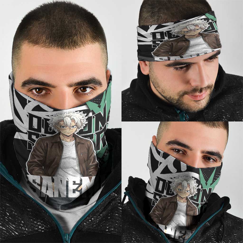 Sanemi Demon Slayer Neck Gaiter Graffiti Street Anime Design
