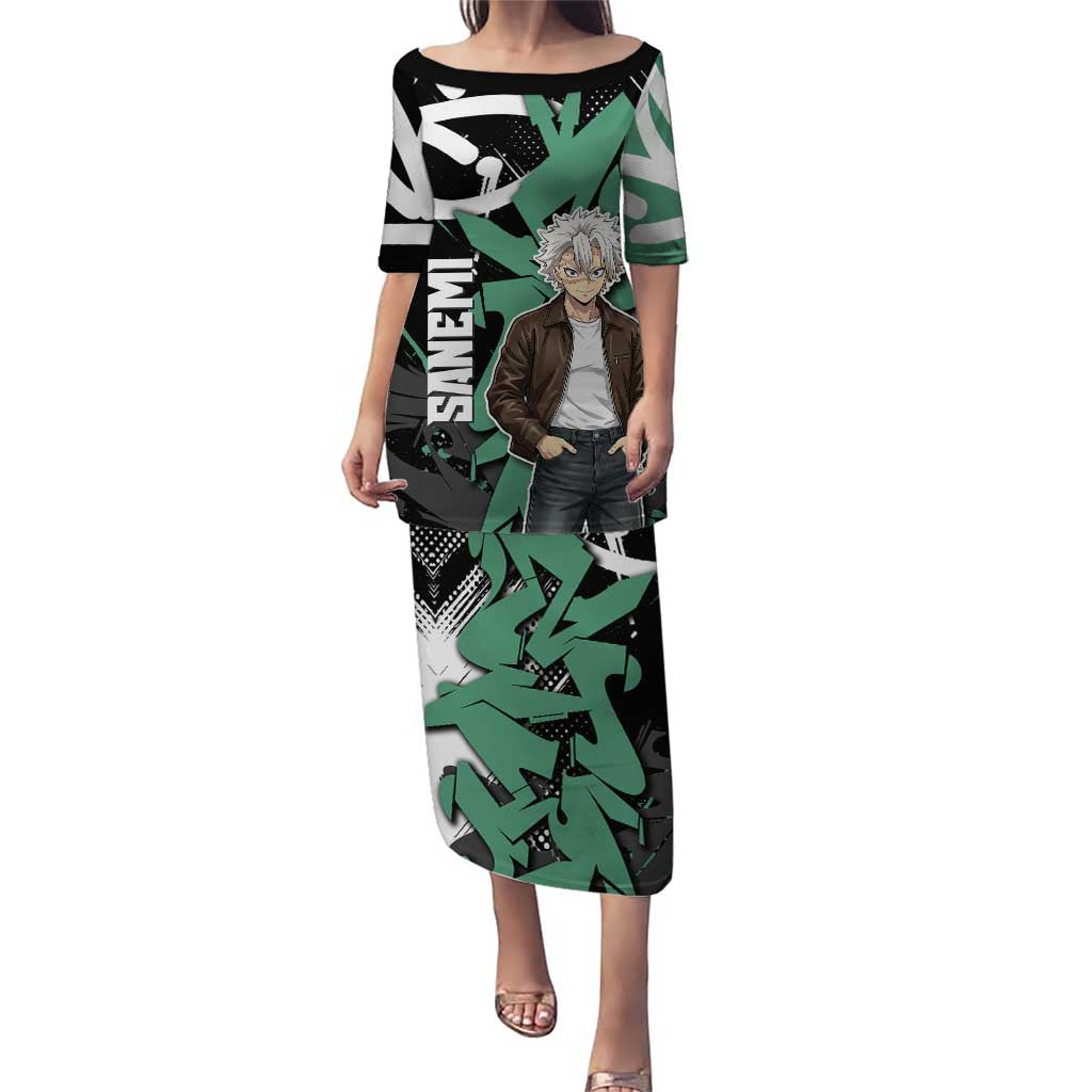 Sanemi Demon Slayer Puletasi Graffiti Street Anime Design
