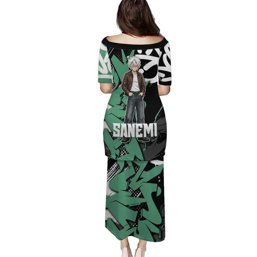 Sanemi Demon Slayer Puletasi Graffiti Street Anime Design
