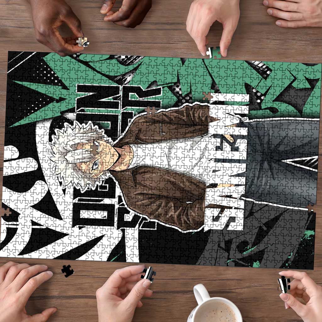 Sanemi Demon Slayer Puzzle Graffiti Street Anime Design