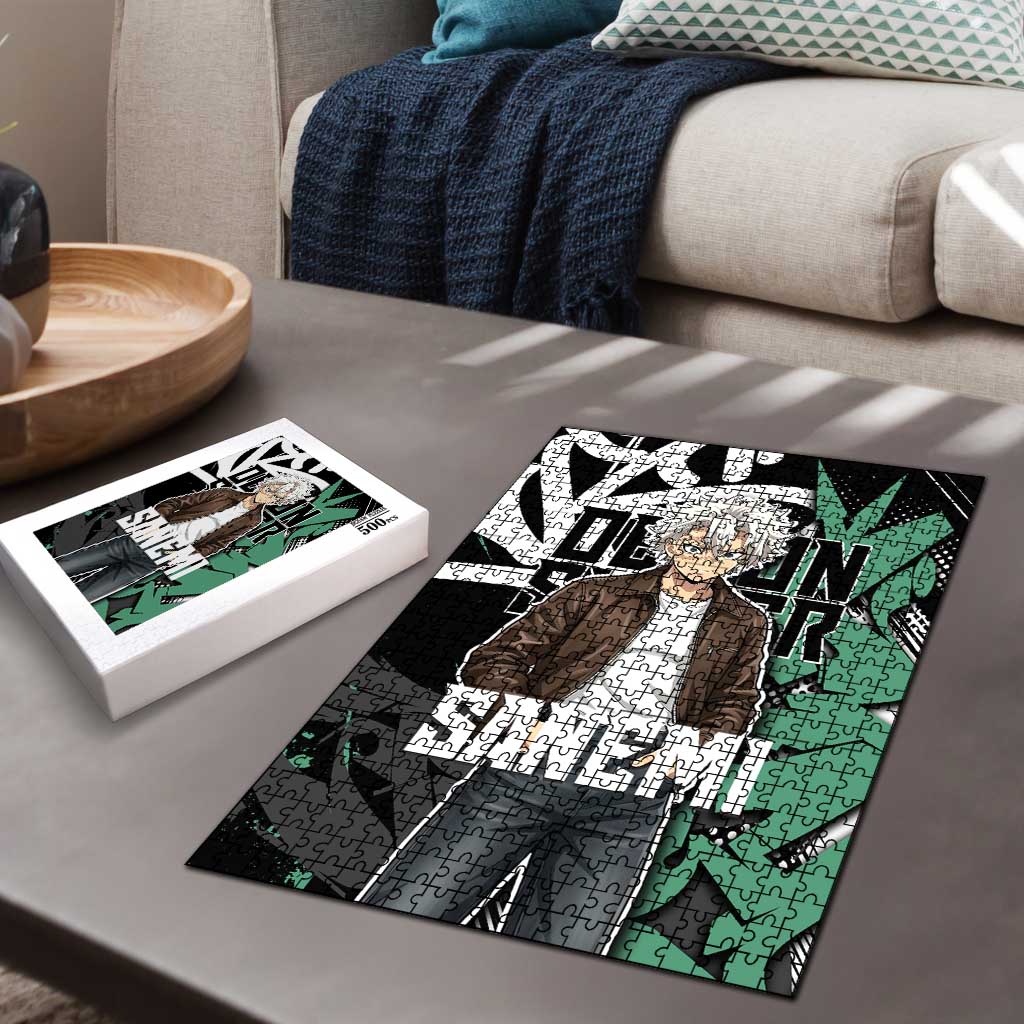 Sanemi Demon Slayer Puzzle Graffiti Street Anime Design