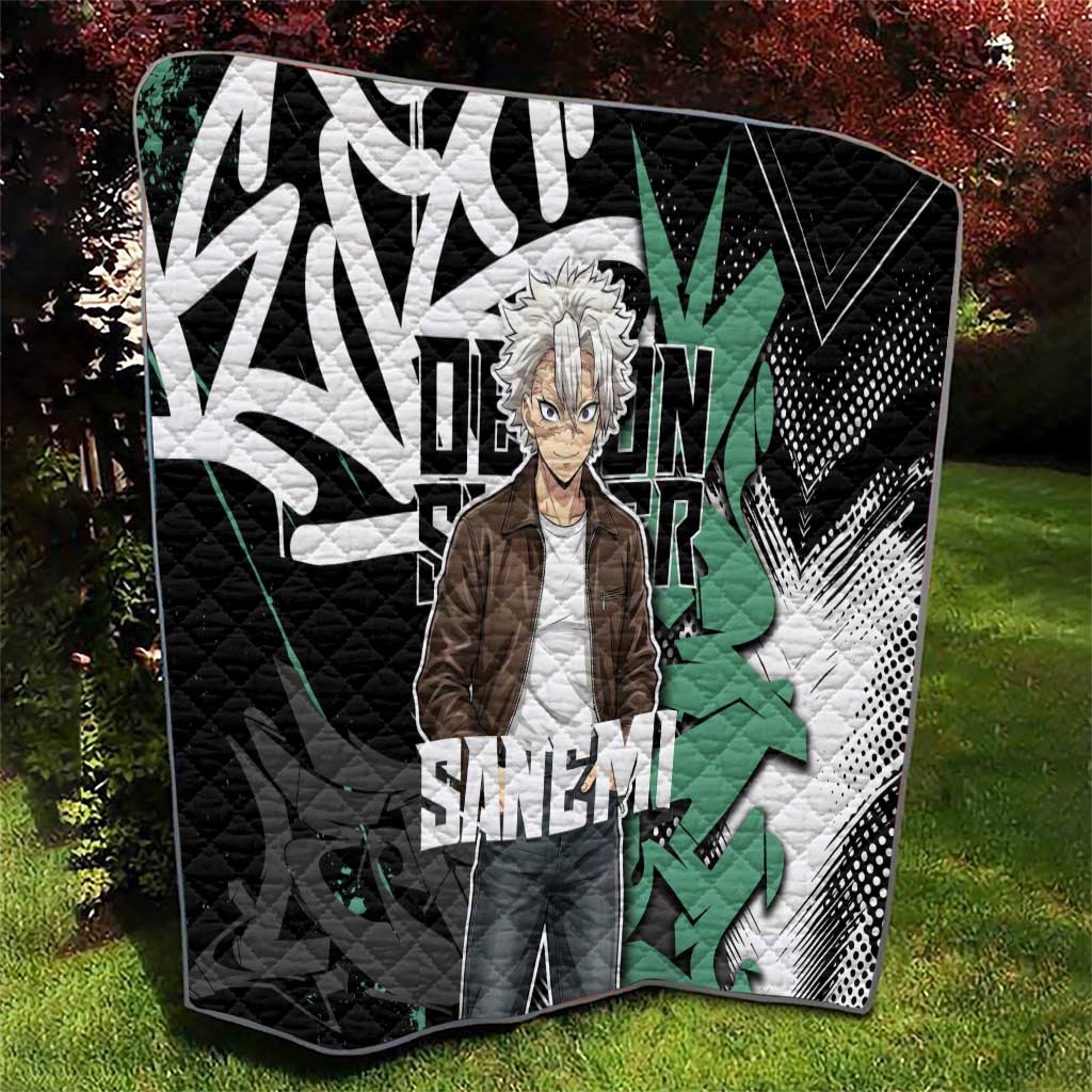 Sanemi Demon Slayer Quilt Graffiti Street Anime Design