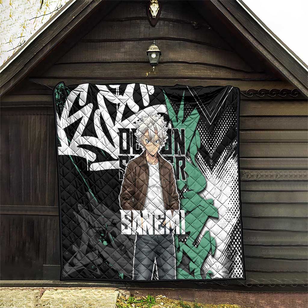 Sanemi Demon Slayer Quilt Graffiti Street Anime Design
