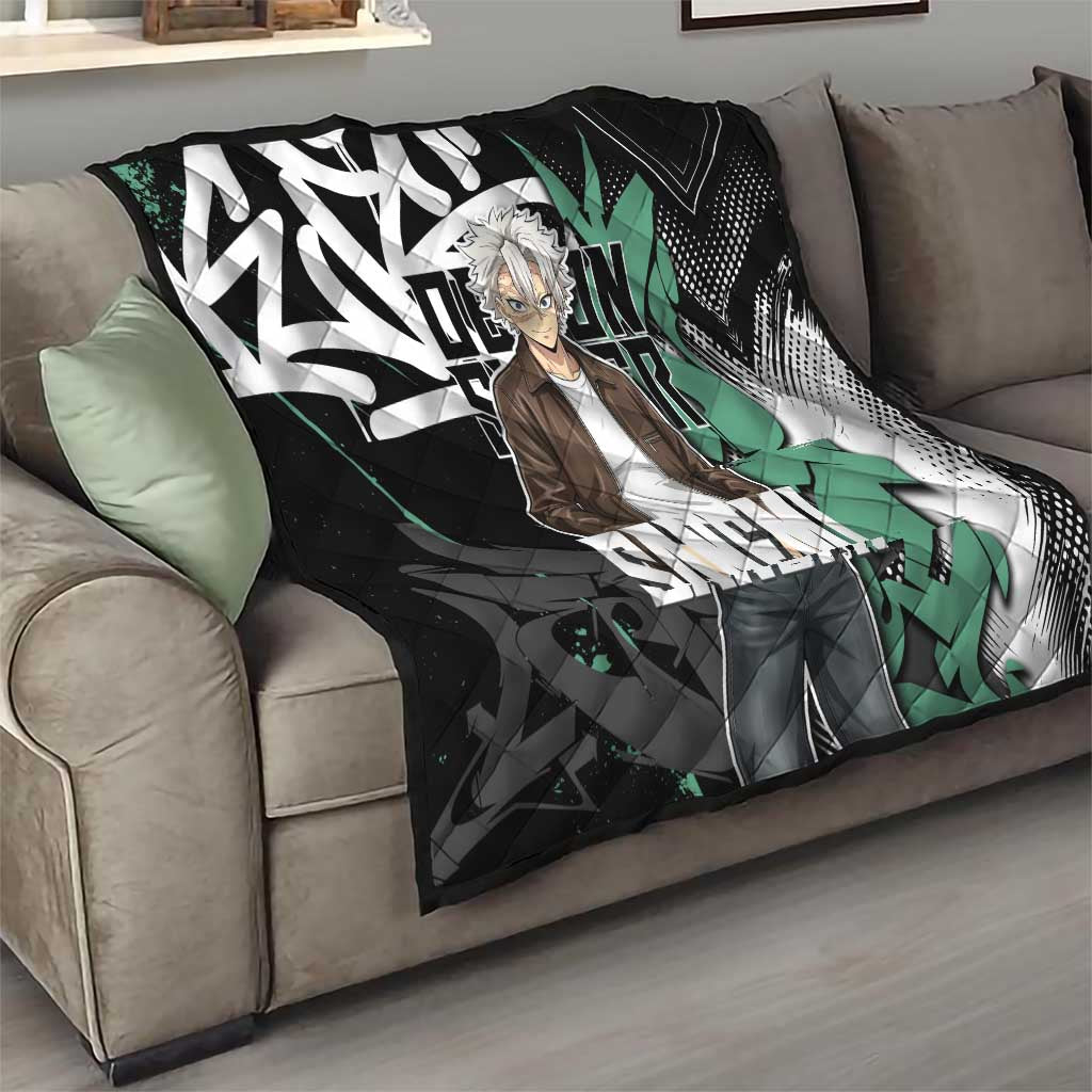 Sanemi Demon Slayer Quilt Graffiti Street Anime Design