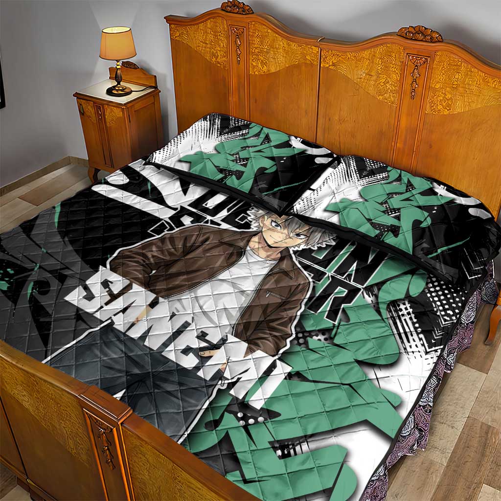 Sanemi Demon Slayer Quilt Bed Set Graffiti Street Anime Design