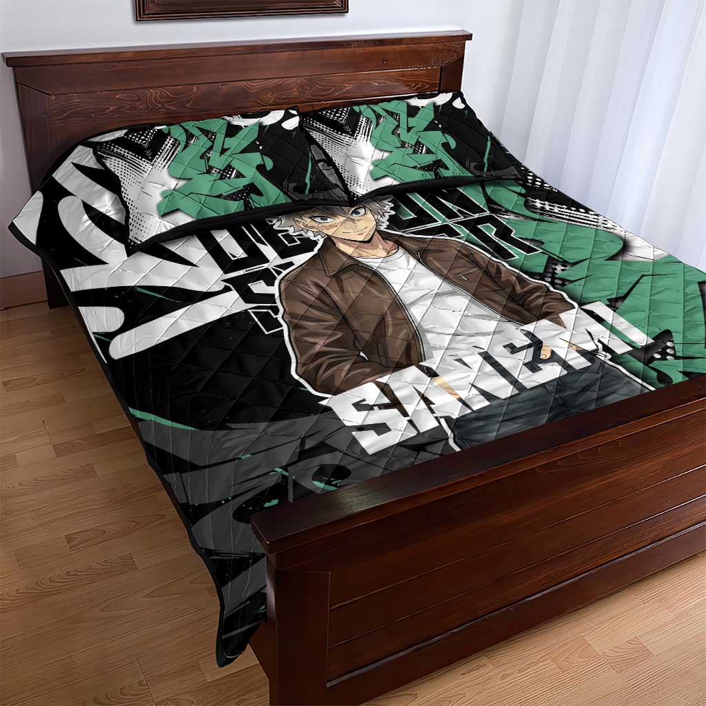 Sanemi Demon Slayer Quilt Bed Set Graffiti Street Anime Design
