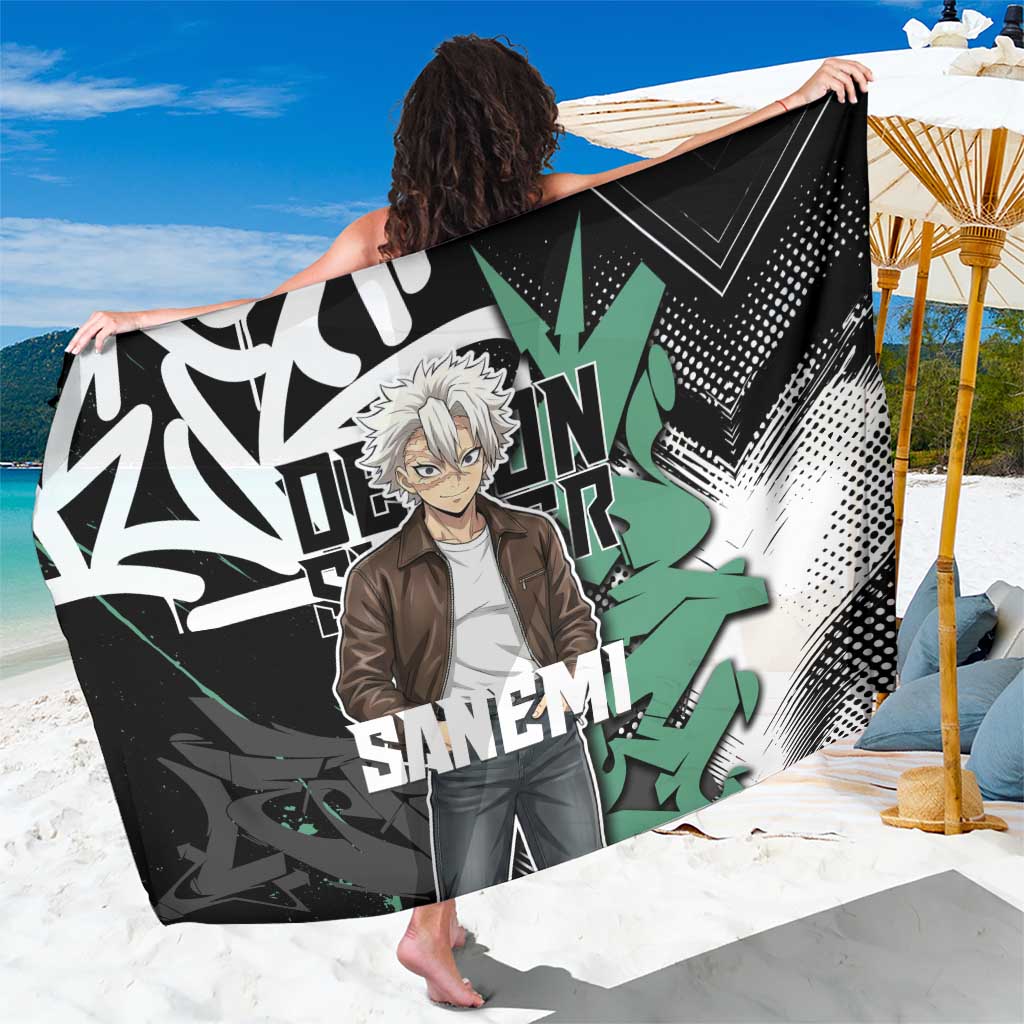 Sanemi Demon Slayer Sarong Graffiti Street Anime Design