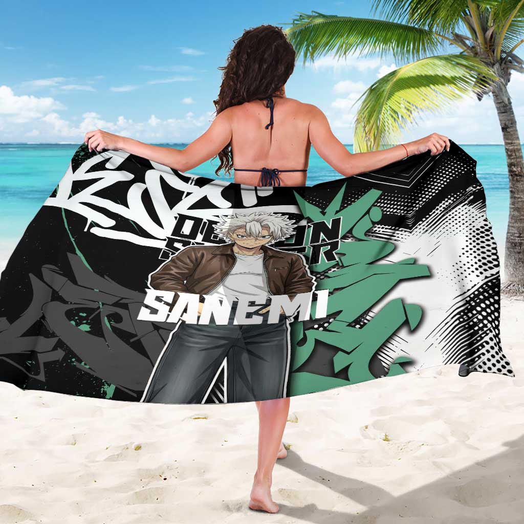 Sanemi Demon Slayer Sarong Graffiti Street Anime Design