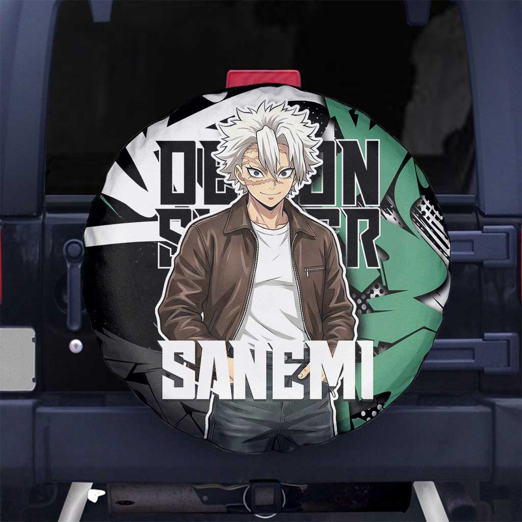 Sanemi Demon Slayer Spare Tire Cover Graffiti Street Anime Design