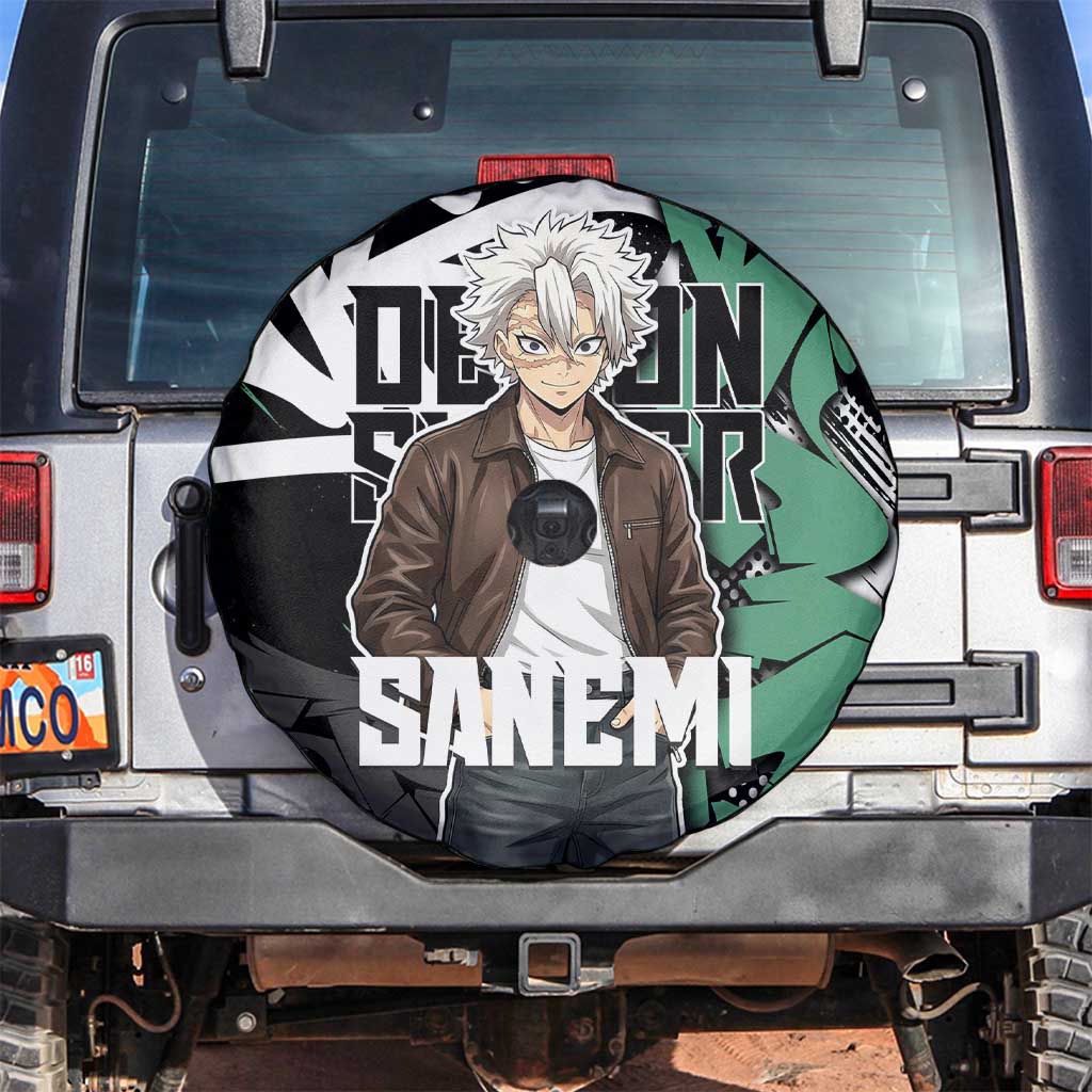 Sanemi Demon Slayer Spare Tire Cover Graffiti Street Anime Design
