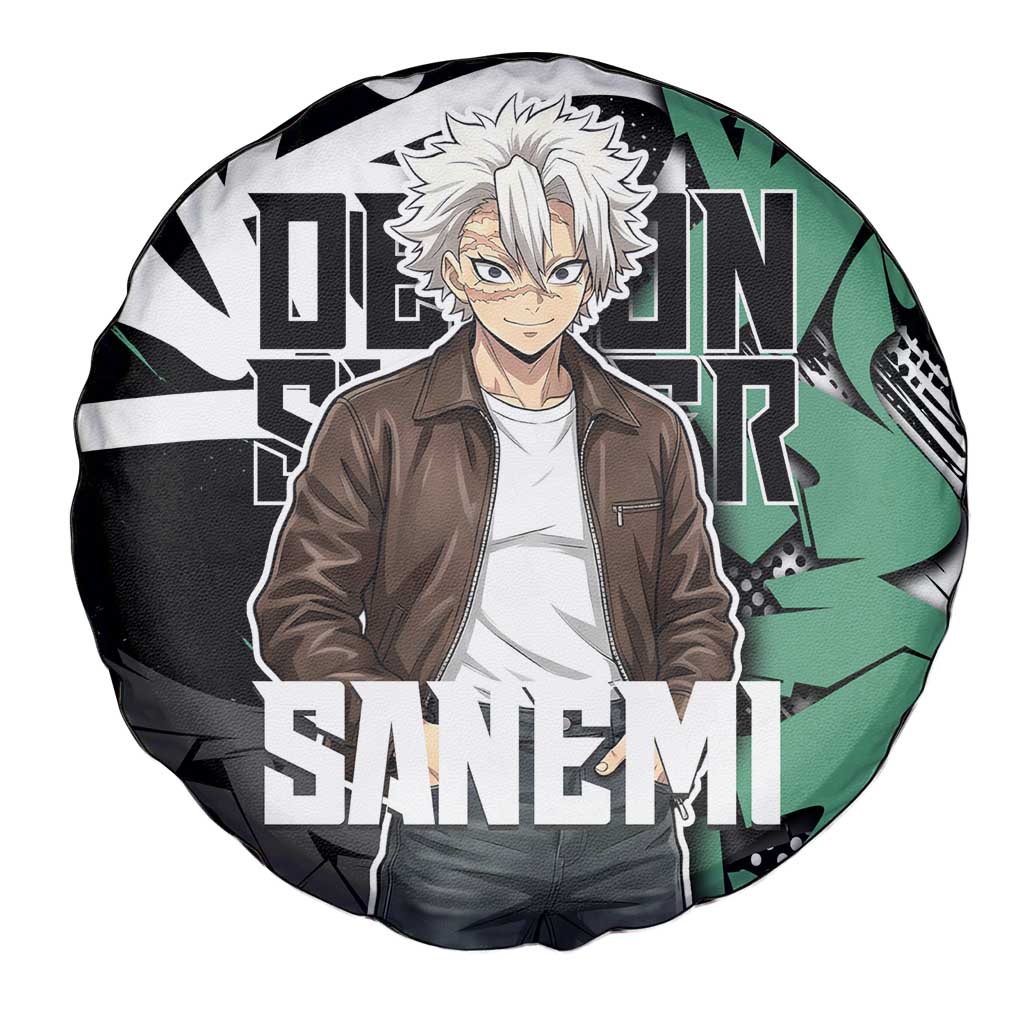 Sanemi Demon Slayer Spare Tire Cover Graffiti Street Anime Design