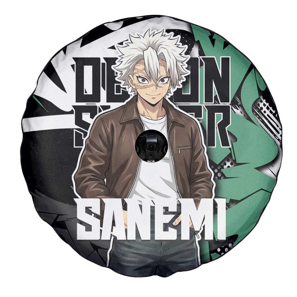 Sanemi Demon Slayer Spare Tire Cover Graffiti Street Anime Design