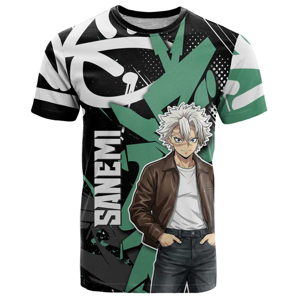 Sanemi Demon Slayer T Shirt Graffiti Street Anime Design