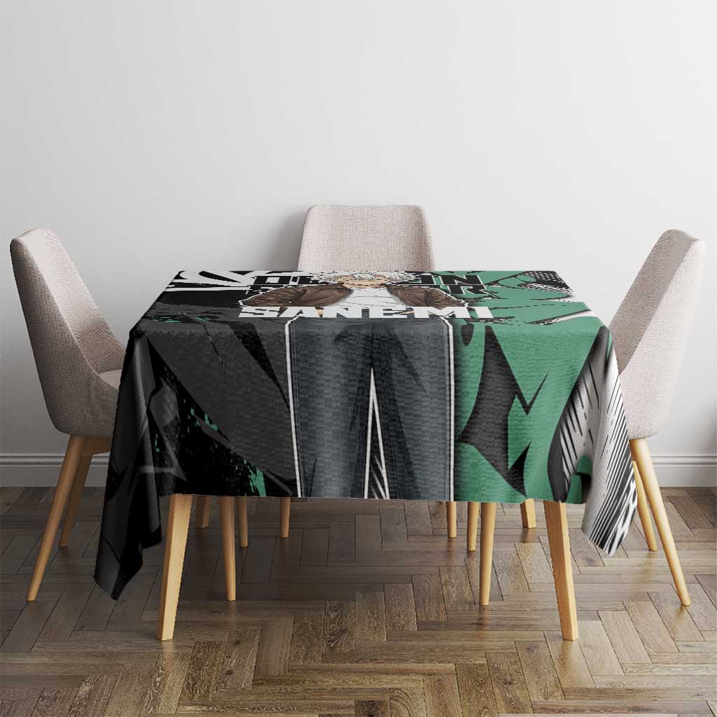 Sanemi Demon Slayer Tablecloth Graffiti Street Anime Design