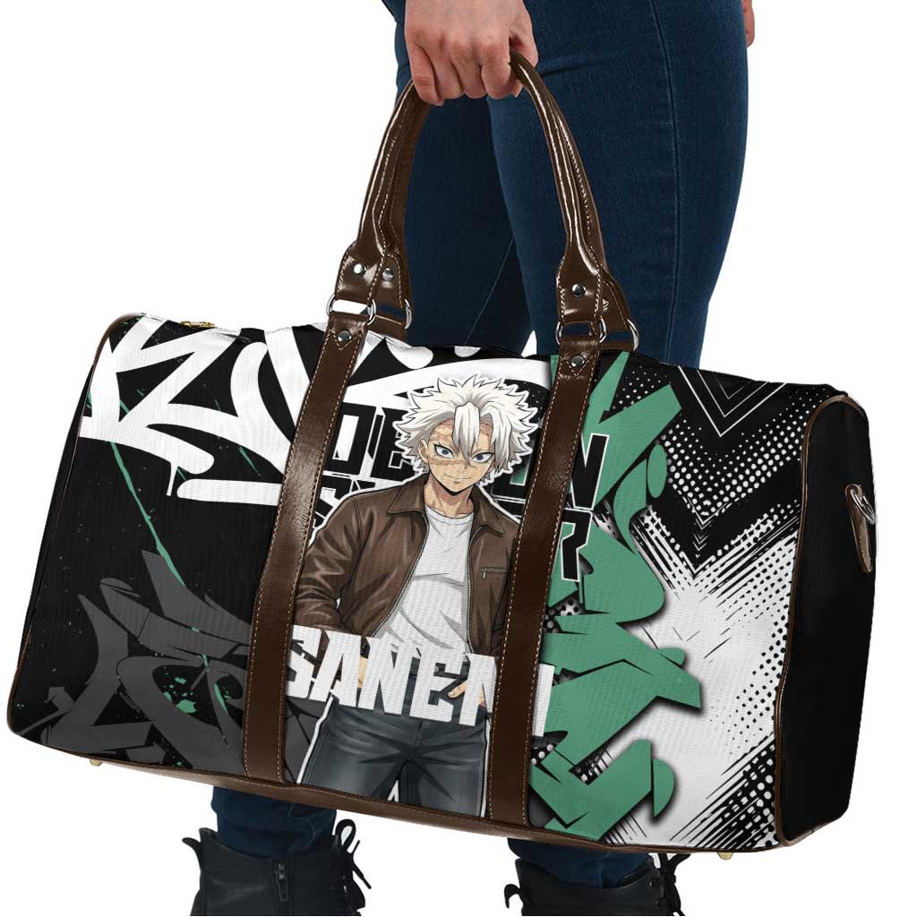 Sanemi Demon Slayer Travel Bag Graffiti Street Anime Design