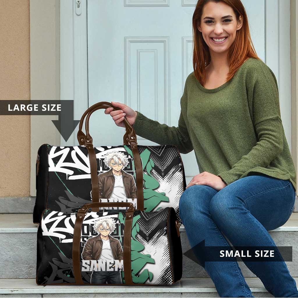 Sanemi Demon Slayer Travel Bag Graffiti Street Anime Design