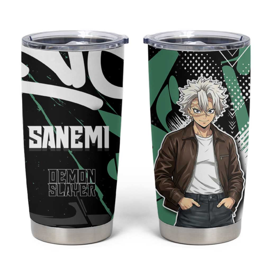 Sanemi Demon Slayer Tumbler Cup Graffiti Street Anime Design