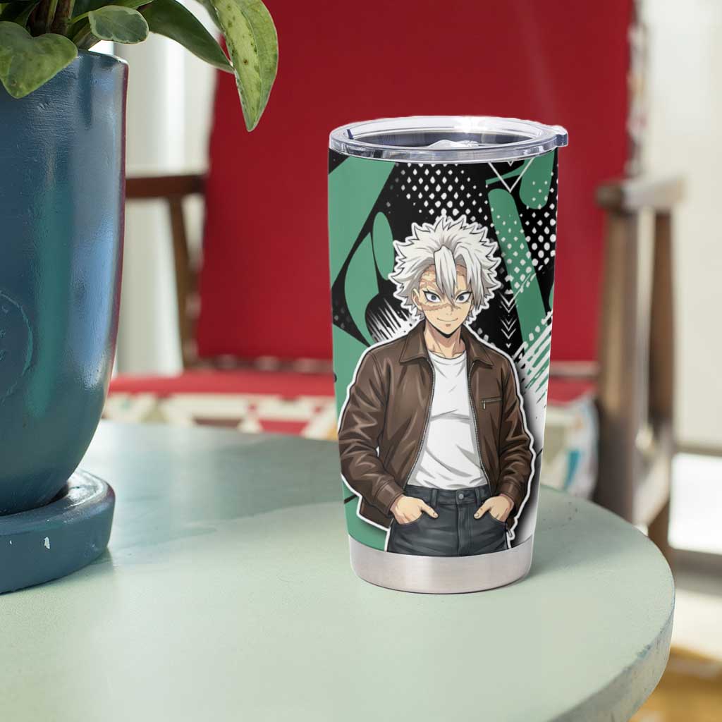 Sanemi Demon Slayer Tumbler Cup Graffiti Street Anime Design