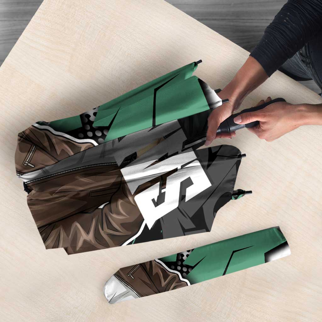 Sanemi Demon Slayer Umbrella Graffiti Street Anime Design